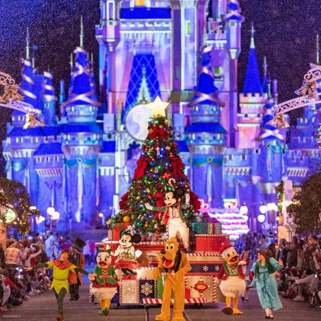 Disney Christmas parade 