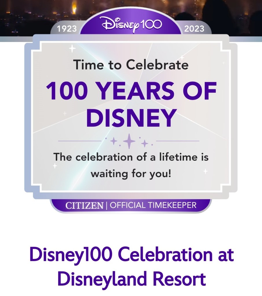 Disney100 Banner