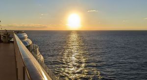 Cruise sunset